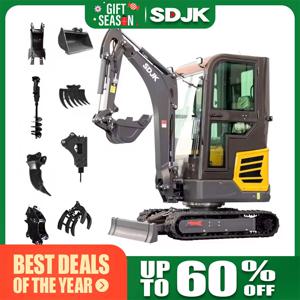 1800kg 유압식 미니 굴삭기, 1 톤 2 톤 3T 소형 굴착기, 1.8 톤 구보타 굴삭기, 경쟁력 있는 가격, 공장 맞춤형 판매