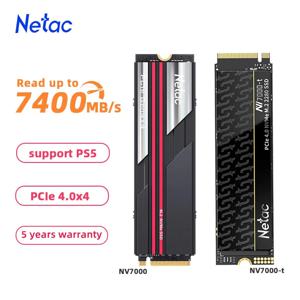Netac 내장 솔리드 스테이트 드라이브 SSD, PC PS5 노트북용, M2 NVMe, 1TB, 2TB, 4TB, 512GB NVMe M.2 2280, PCIe4.0 x 4