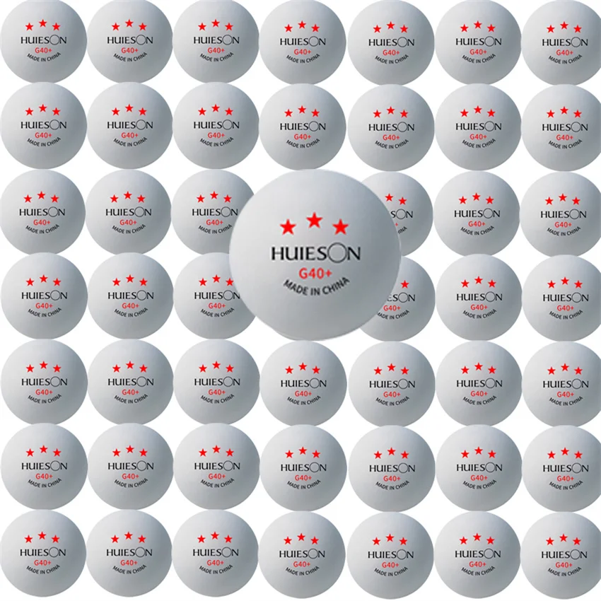 새로운 Huieson 3 스타 20~100 PCS ABS 40+ 소재 전문 탁구 공 TTF 탁구 탁구 공 경쟁