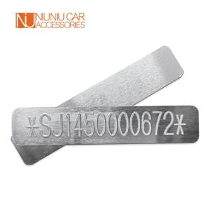 Stampede Aluminu VIN HIN 번호 일련 날짜 모델 ID 태그 식별 플레이트 선체 보트 차량 트럭 트레일러 RV