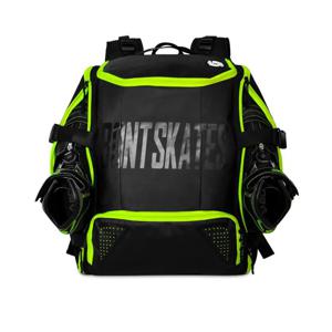 Bont 스케이트 가방 인라인 스피드 스케이트 백팩, 100% 오리지널 롤러 스케이트 신발 가방, 헬멧 홀더 보호 무릎 패드 가방