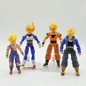 드래곤 볼 SHF 손오공 베지터 액션 피규어 슈퍼 사이어인 고지타 Dbz 피규어 PVC 컬렉션 모델 어린이를위한 장난감 선물