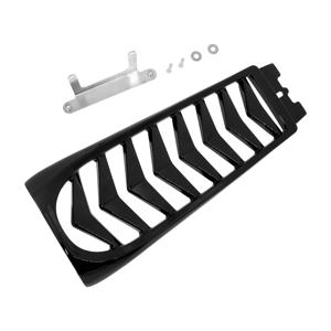 할리 브레이크아웃 팻밥 2018년식 이후 모델용 오토바이 블랙 친 페어링 스포일러 하단 라디에이터 커버