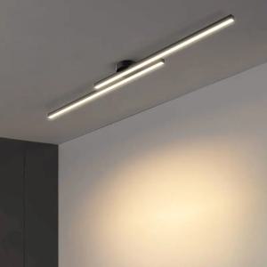 긴 알루미늄 LED 천장 조명 현대 창조적 인 디자인 천장 조명 실내 조명기구 복도 발코니 통로 사무실 광택