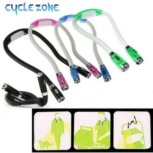 LED 목 램프 휴대용 읽기 책 빛 유연한 핸즈프리 독서 랜턴 3 조명 모드 야간 작업 조명 독서 손전등