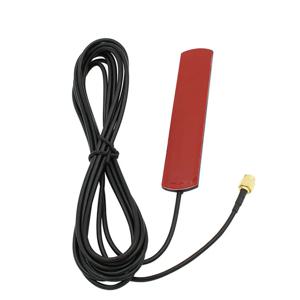 QXNY 휴대용 외부 안테나 접착식 차량 패치 SMA 어댑터 커넥터 3M/9.8FT 차량용 DAB 안테나 라디오 차량용