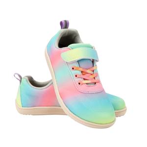 ZZFABER 어린이 맨발 신발, 유연한 스니커즈, 부드러운 메쉬 캐주얼 신발, 스포츠 러닝, 편안한 신발, 소년 소녀