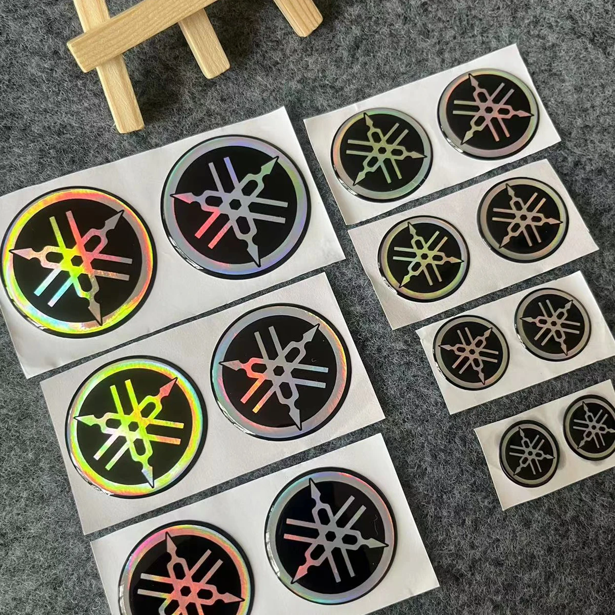 3D Yamaha 스티커 레이저 오토바이 로고 데칼