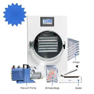 8kg 10kg 진공 건조기 6단 트레이 가정용 과일 동결 건조 식품 진공 동결 건조기