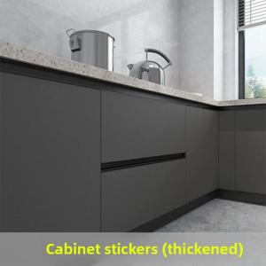 12M 롤 회색 벽 스티커 Muebles 두꺼운 오일 방지 방수 PVC 주방 캐비닛 Armoire 도어 자기 접착 접촉 종이
