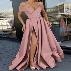 여성용 정장 멀티 컬러 드레스 딥 브이넥 하이 웨이스트 민소매 공주 볼 가운 여름 2023 폴리에스테르 섬유