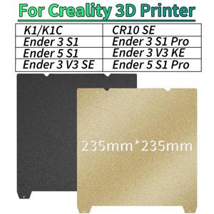 크리에이티 K1 PEI 빌드 플레이트 K1C 베드 크리에이티 k1 빌드 플레이트 235mmx235mm 엔더 3 v3/ 엔더 5 S1 프로 핫베드용 PEI 마그네틱 시트