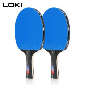 LOKI K5000 FL 롱 핸들 탁구 라켓 홈 엔터테인먼트 탁구 라켓 블루 컬러 탁구 고무