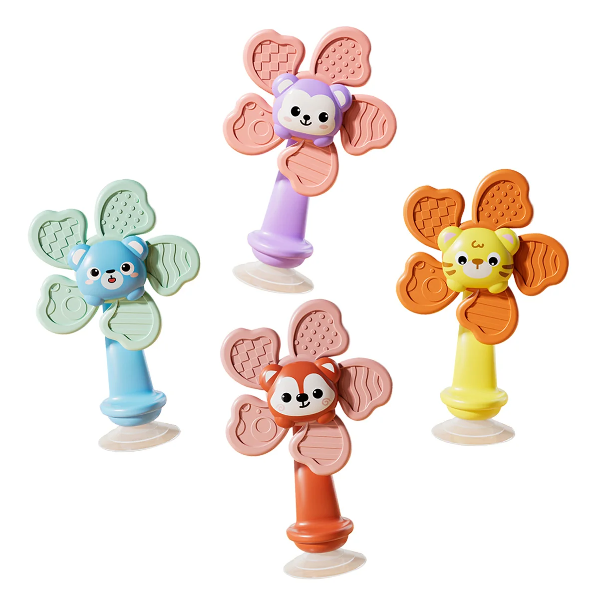 아기용 흡착컵 스피너, 아기용 목욕 장난감, 비행기 여행용 신기한 회전 장난감, 레스토랑, 진정 장난감, 스피니