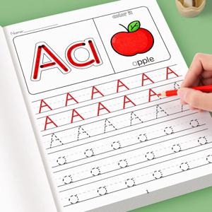 26 알파벳 대문자 및 소문자 연습 영어 색칠 공부 책 펜 컨트롤 훈련 손글씨 연습 책