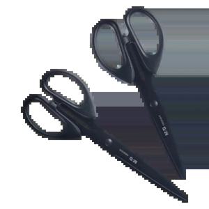 M&G 블랙 블레이드 가위 160/180mm 녹 방지 날카로운 학생용 종이 자르기 재단사 가정 및 사무용품