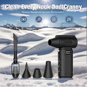 990,000RPM 에어 블로워 전기 터보 강력 팬 브러시리스 모터 고속 터보 팬 USB 충전식 강력한 에어 먼지 블로워