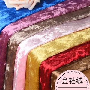 스트레치 벨벳 직물 패브릭 야드 고품질 드레스 미터 소재 골드 2022 실크 소파 일반 보라색 여성 실내 장식품