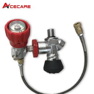 ACECARE-30MPA 스쿠버 어댑터 레귤레이터 게이지 포함, 스쿠버 탱크 밸브 가스 실린더 파일링 스테이션