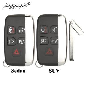 Jingyuqin 랜드 로버 디스커버리 4 레인지 로버 스포츠 Evoque Vogue LR2 LR4 Jaguar Freelander XFL XE XJ 용 스마트 자동차 키 쉘
