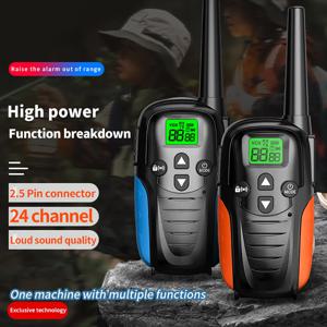 2PCS 어린이 휴대용 야외 어린이 양방향 라디오 6KM 수신기 워키 토키 라디오 Comunicador 장난감 소년 소녀 PMR446