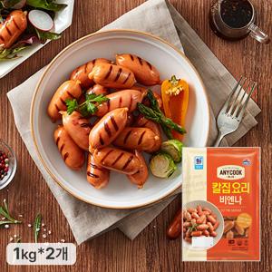 [사조공식샵] 대림선 애니쿡 칼집요리 비엔나 1kg * 2개