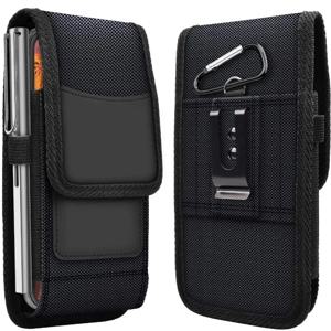 남성 및 여성용 휴대폰 허리 가방, 소형 나일론 휴대폰 홀스터 보관 허리 패니 팩 지갑, 벨트 루프 범 백, 4 사이즈