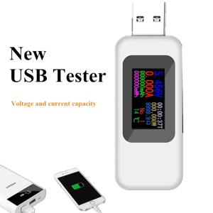 C 타입 USB 테스터 디지털 전압계, 온도 전류 전압 계량기, 볼트 감지기, 전류계, 보조배터리 충전기 표시기, 10 인 1