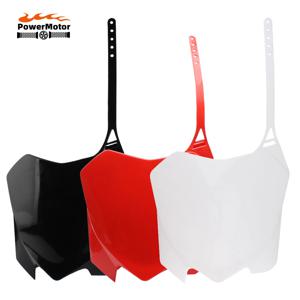 혼다 CRF250R 2010-2013 CRF450R 2009-2012 오프로드 레이싱 Motocross Enduro 용 Motocross 오토바이 전면 번호판 커버