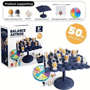 퍼즐 우주 비행사 균형 나무 우주 비행사 장난감 부모-자식 Lnteractive 어린이 마음챙김 사고 훈련 보드 게임