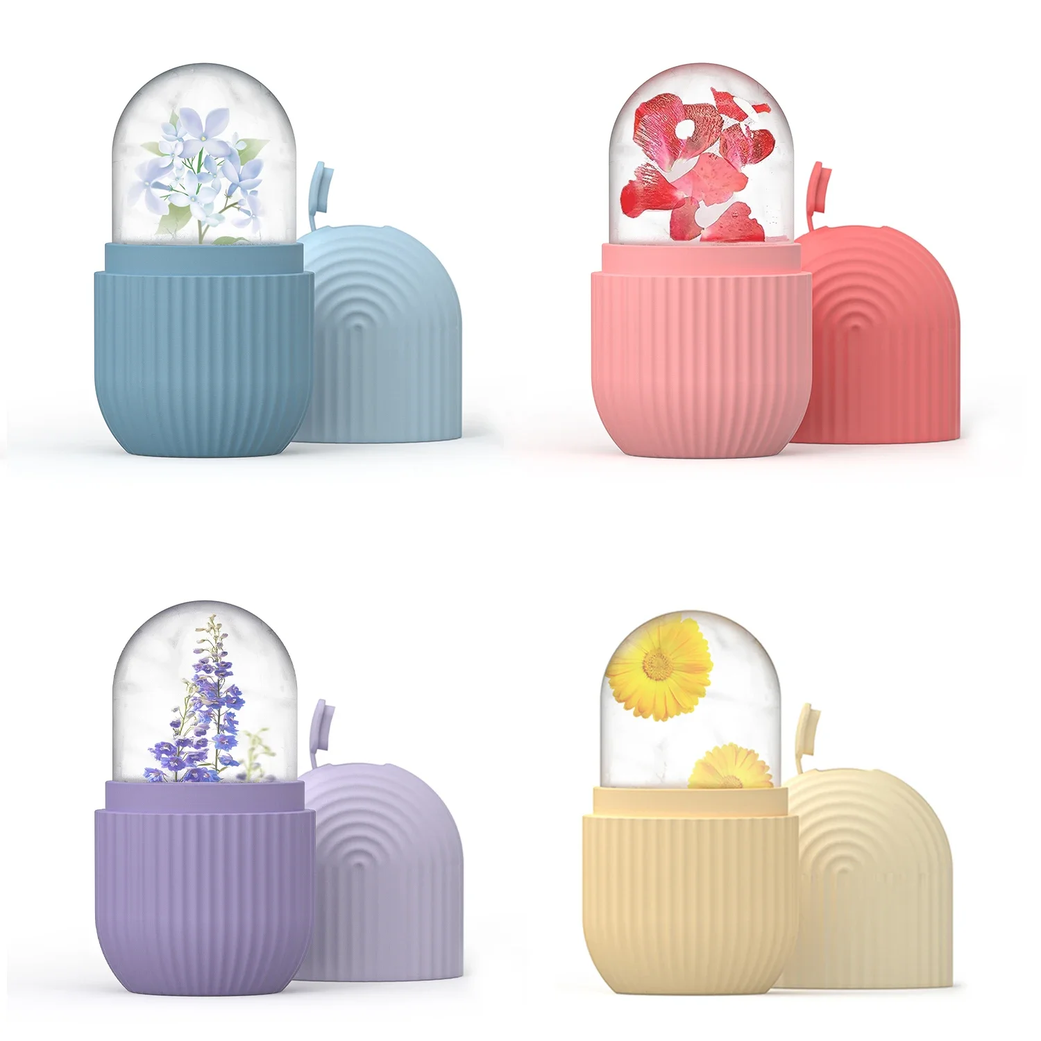 실리콘 아이스 큐브 트레이 뷰티 리프팅 아이스 볼 페이스 마사저 컨투어링 아이 롤러 페이셜 트리트먼트 여드름 감소 스킨 케어 도구