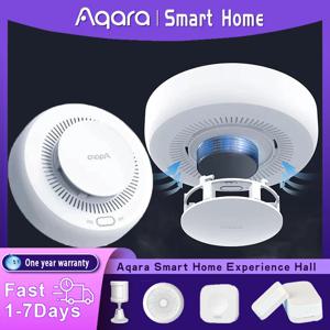 Aqara 스마트 연기 감지기 센서 Zigbee 3.0 화재 경보 모니터 사운드 경고 홈 보안 APP Xiaomi Mi home Homekit과 함께 작동