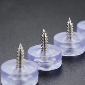 가구 다리 패드 의자 다리 커피 테이블 침대 옆 캐비닛 바닥 보호대 커버 둥근 바닥 미끄럼 방지 PVC 피트