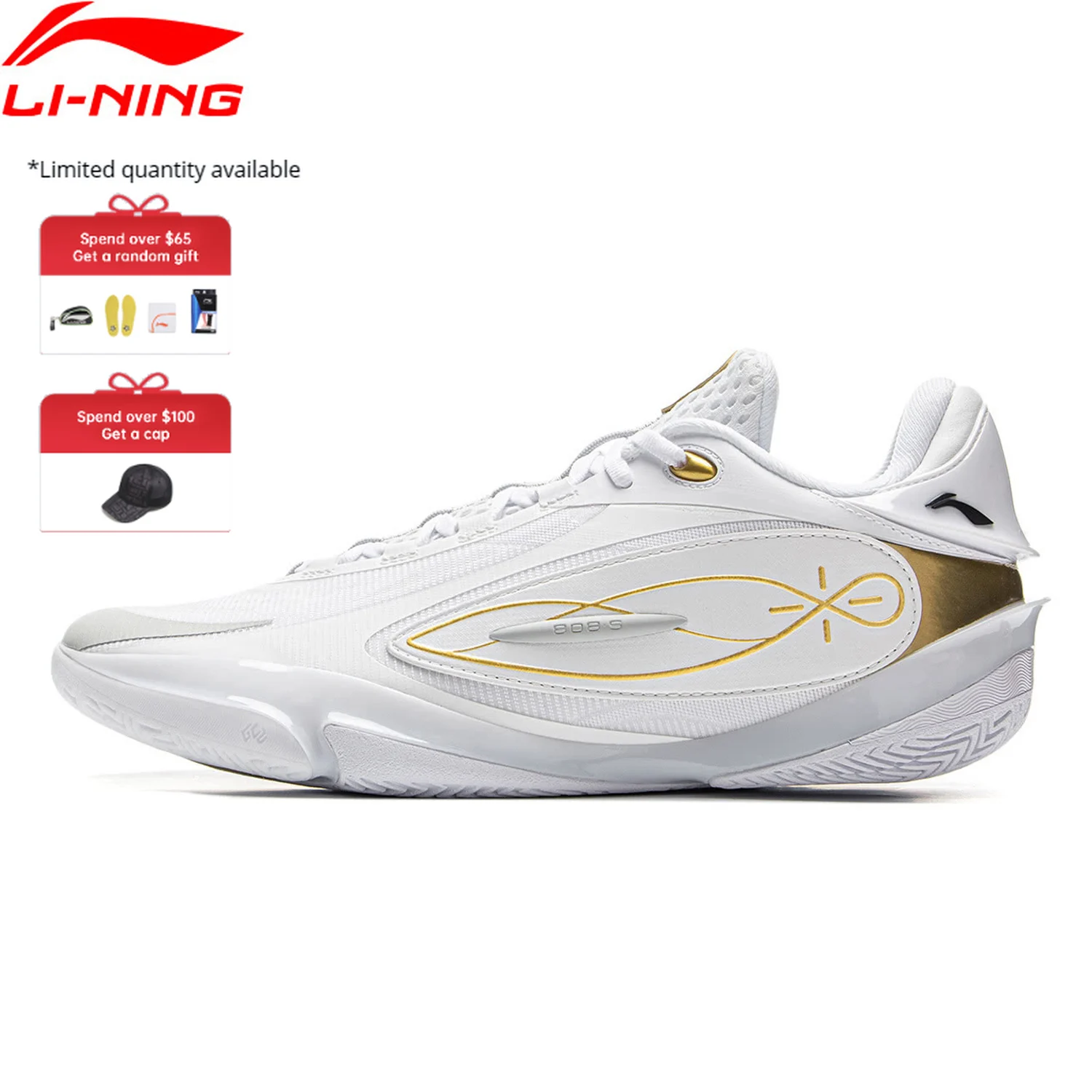 Li-Ning 남성용 WADE 808 5 울트라 프로페셔널 농구화 슈퍼 붐 쿠셔닝 착용 가능한 LiNing 스니커즈 스포츠 신발 ABAV015
