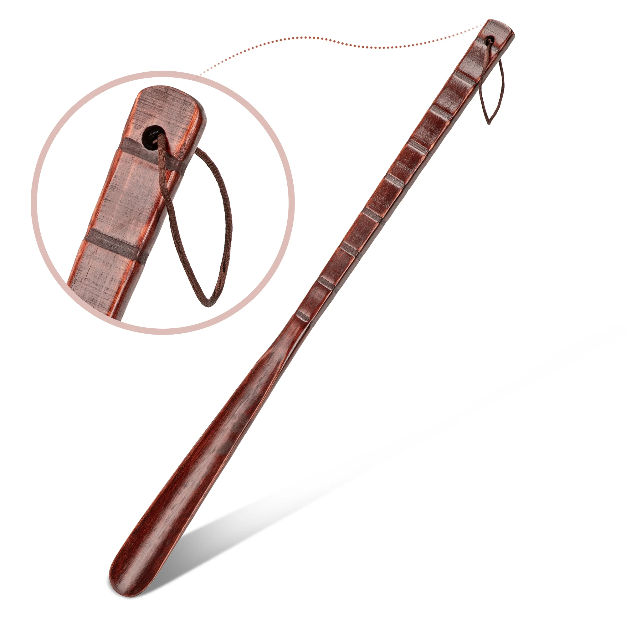 54CM 내구성 전문 나무 구두 경적 유연한 긴 손잡이 구h 주니퍼 노인을위한 유용한 구두 기중 장치 구두 숟가락 홈 도구