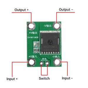 20A 50A 100A 5-26V 고전력 MOS 트리거 스위치 드라이버 모듈 전계 효과 튜브 PWM 조절 전자 스위치 제어