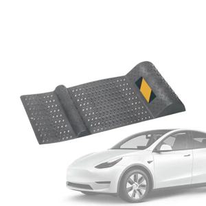 차고 바닥 용 주차 매트 자동차 바퀴 스토퍼 블록 차량 위치 지정을위한 미끄럼 방지 타이어 플러그 스토퍼 유출 방지 러그 패드