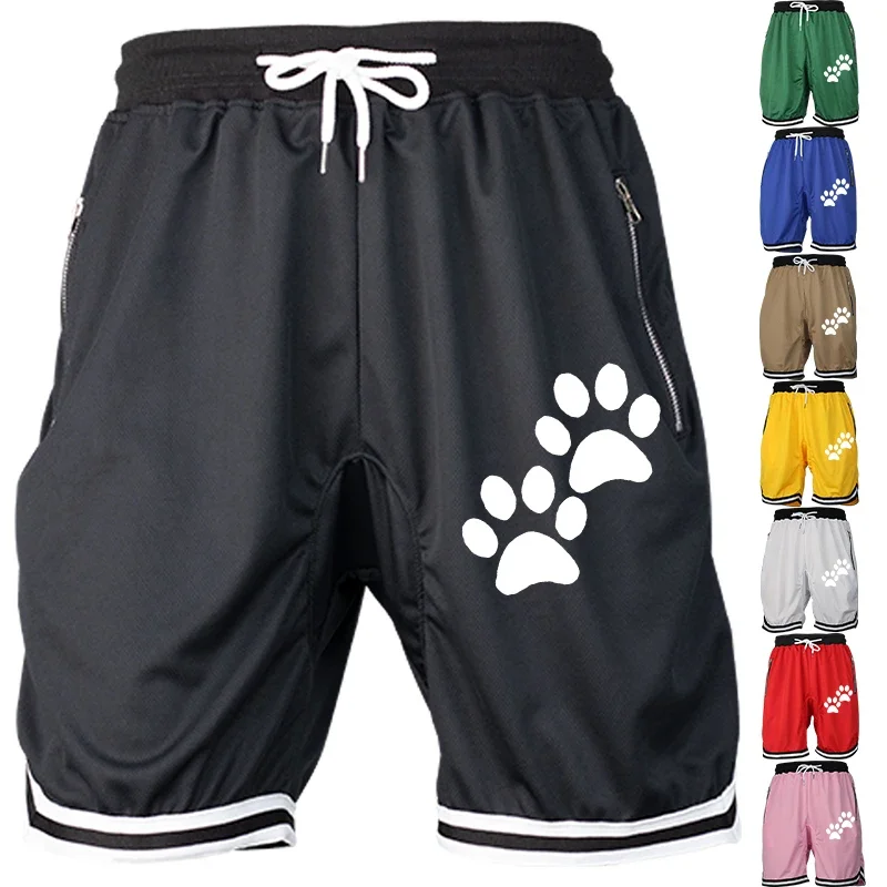 통기성 농구 반바지 남성용 운동복 - 숨겨진 포켓 및 접이식 기능이 있는 신축성 있는 허리(8가지 색상)