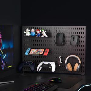 데스크톱 스탠딩 페그 보드, 가정 및 사무실용 편지지 정리용 자유롭게 조합 가능한 액세서리