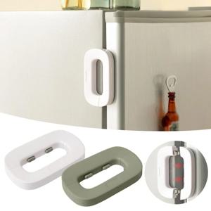 1/2pcs 가정용 냉장고 잠금 냉동고 도어 잠금 유아 어린이 캐비닛 안전 잠금 아기 아기를위한 안티 핀치 안전