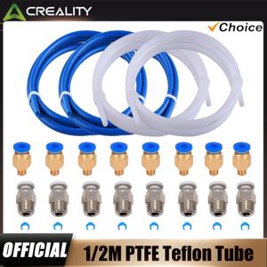 Creality 1M/2M 3D 프린터 PTFE 튜브 보든 튜빙 업그레이드, 8개 PC4-M6/PC4-M10 3D 프린터 보든 튜브, 1.75mm 필라멘트를 위한 보든 튜브