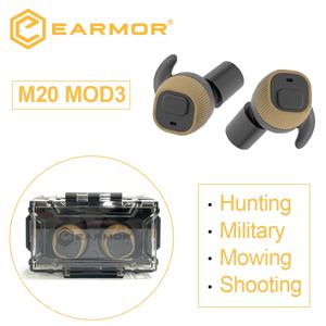 EARMOR M20 전술 헤드폰, 청력 보호 귀마개, 사냥 사격 전자 귀마개, 스포츠 사격에 적합,