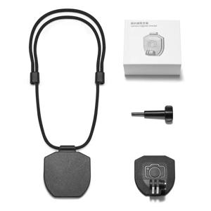 Terebento 마그네틱 넥 스트랩 DJI Action 4/Gopro/Pocket 3/Insta360 X4 액세서리 용 끈이있는 마운트 브래킷 어댑터 고정