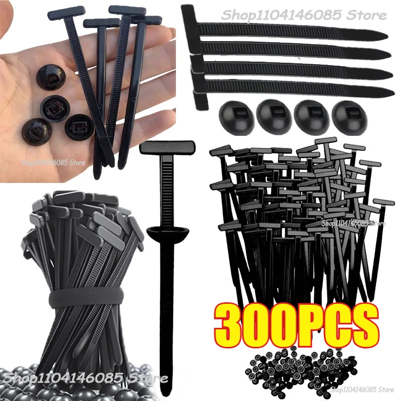 나일론 케이블 타이, 고정 클립, 자동차 호스 고정용 지퍼 스트랩, 자동 잠금 재사용 가능 나일론 케이블 타이