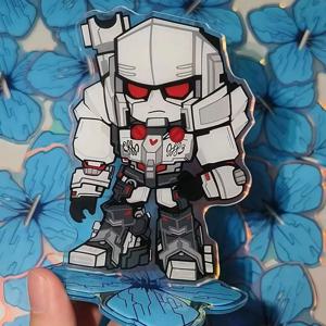 메가트론 아크릴 피규어 스탠드 애니메이션 컬렉션 데스크 장식 장식품 ACG 스탠드 장난감 데스크탑 액세서리