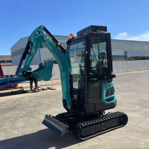 신형 1.8톤 기계식 버킷 장착 소형 굴삭기 건설 판매