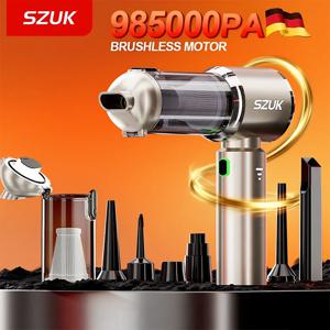 SZUK 985000Pa 자동차 진공 청소기 휴대용 핸드헬드 자동차 청소기 강력한 흡입력 청소 기계 미니 무선 핸드 진공 청소기 SZUK 휴대용 자동차 진공 청소기, 강력한 흡입 청소 기계, 미니 무선 핸드 진공 청소기, 985000Pa  무선청소기  szuk 청소기 차량용 청소기 세차용품 차량용청소기 핸디청소기 차량용 무선 청소기  차량청소기 진공청소기 무선 무선진공 청소기  자동차 청
