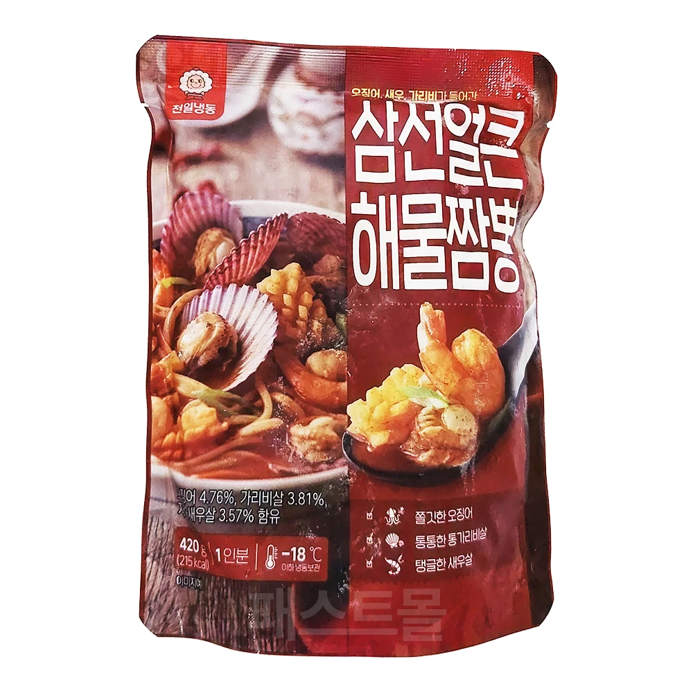 천일냉동 삼선얼큰 해물짬뽕 420g