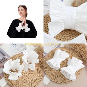 49md 2pcs 자수 레이스 슬리브 로리타 가짜 슬리브 커프 확장 우아한 세련