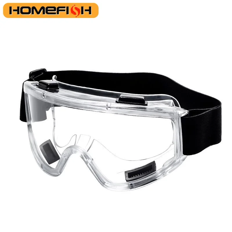안전 안경 - 물 튀김 방지, 먼지 방지 및 모래 방지 고글, 사이클링, 스키 및 스포츠용 조절 가능한 투명 안경